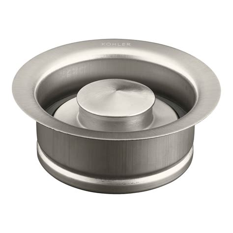 disposal flange|Disposal 4.5 in. Flange with Stopper in Brushed。